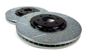 Cadillac CTS-V Brake Rotors (2) - Front - Baer Brakes - Eradispeed+ Front SDZ 2-Piece - `04-`07